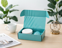 Boîtes en papier pliables recyclables avec logo imprimé personnalisé, finition de luxe, matériaux recyclés, emballage artisanal