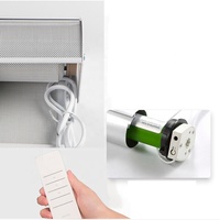 Persianas Enrollables Motorizadas Eléctricas para Decoración del Hogar, Compatibles con Google Alexa, Diseño Liso Inteligente Automático, Tamaños Personalizables
