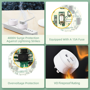 15A Interruptor de alimentación inalámbrico para luces navideñas Kit de salida Cobertura remota de 360 ° 433MHz para uso de tira de luz Capacidad de 1500W - Product Image 5