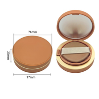 Coussin de fond de teint vide personnalisé pour BB et CC crème, contenant compact de poudre pressée vide de 12g