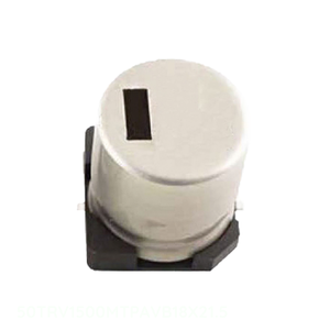ตัวแทนจำหน่ายอย่างเป็นทางการ ตัวเก็บประจุแบบติดบนพื้นผิว CAP ALUM 1500UF 20% 50V SMD 1500 uF 50TRV1500MTPAVB18X21.5 - Product Image 1