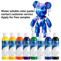 Peinture acrylique fluide pour DIY ours, pâte colorée à base d'eau pour la création de figurines et de porte-clés