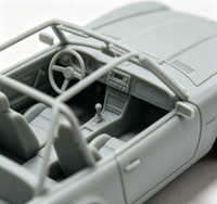 Contoh Model Mobil Mainan Cetak 3D Kustom, Layanan Produksi Massal Kecil Prototipe Model Mobil Skala Plastik Resin OEM ODM