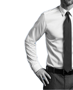 Vente en gros Dernier design Costumes pour hommes personnalisés à manches longues <span class=keywords><strong>Chemise</strong></span> habillée <span class=keywords><strong>blanche</strong></span> de bureau Chemises pour hommes - Product Image 4