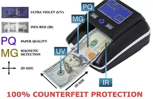 AL-130A Valuta Herkennen Draagbare Vals Vals Note Bill Bankbiljet Teller Elektronische Geld Detector