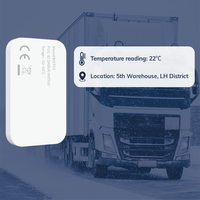 Capteur de température de la chaîne du froid de localisation intérieure IoT Enregistreur de données sans fil Bluetooth Ble Enregistreur de données de température d'actifs