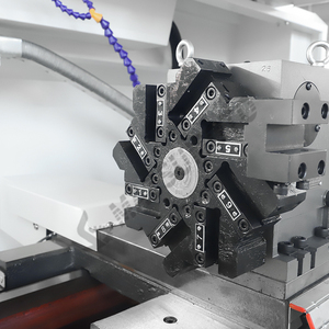 เครื่องกลึงเตียงแบน <span class=keywords><strong>CNC</strong></span> เครื่อง <span class=keywords><strong>CNC</strong></span> เครื่องกลึงโลหะด้วย Ck6140หมุนแบบ Torno ความเร็วสูง - Product Image 6