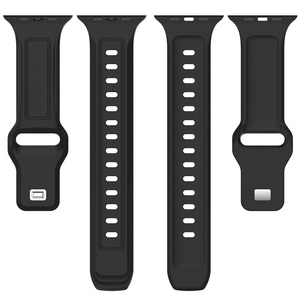 Para <span class=keywords><strong>Apple</strong></span> <span class=keywords><strong>Watch</strong></span> Band Ultra 49mm 45mm 41mm 44mm 42mm 40mm 38mm Pulsera Correa de reloj de silicona de color sólido - Product Image 6