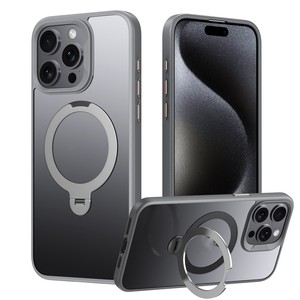 Ultima nuova custodia per telefono con supporto magnetico per telefono per telefono iPhone Cover per <span class=keywords><strong>Samsung</strong></span> per huawei Custodia con supporto per 360 di rotazione - Product Image 1