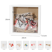 Nouvelle conception 2024, boîte de rangement pour l'aventure 20x20 29x29 cm, boîte à monnaie pour lune de miel, aventure