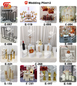 SMOOTH <b>Fan</b>-shaped Flower Rows Display <b>Stand</b> Iron Centerpiece Flower <b>Stands</b> White for Wedding Table Decoration - Product Image 5