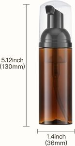 Envases Vacíos para Limpiador Facial, Botellas de Espuma para Cosméticos, Dispensador de Jabón de Espuma de Plástico, Botella con Bomba de Espuma de 150 ml - Product Image 3
