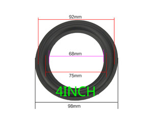 Loa siêu trầm treo KTA 10 INCH 12 INCH 15 INCH, viền cao su, sửa chữa loa bên, hàng chính hãng, kích thước 245mm 295mm 378mm - Product Image 4