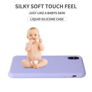 Funda de Teléfono de Silicona Líquida y Microfibra para X/<span class=keywords><strong>XR</strong></span>, Resistente a Impactos, Tacto Suave y Aterciopelado, 15 Colores Disponibles, <span class=keywords><strong>Precio</strong></span> al por Mayor - Product Image 4