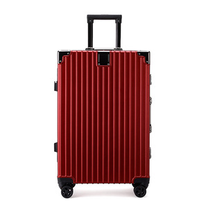 Bán Buôn Tùy Chỉnh Khung Nhôm Vali Trọng Lượng Nhẹ Công Suất Lớn Dày Trường Hợp Mã Khóa Ngoài Trời Gia Đình Du Lịch - Product Image 4