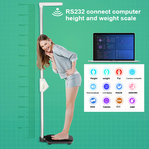 RS232 कनेक्ट कंप्यूटर इलेक्ट्रॉनिक ऊंचाई और वजन को मापने मशीनों मानव पैमाने के लिए ऊंचाई के साथ खड़े हो जाओ - Product Image 4