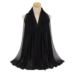 Mới vàng ngọc trai voan khăn của phụ nữ vàng dập dài khăn mỏng khăn choàng thoáng khí - Product Image 6