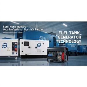 Groupe électrogène diesel silencieux BRH Industrial sur mesure 30 kW 50 kW 100 kW 200 kW, génération d'<span class=keywords><strong>électricité</strong></span> à énergie illimitée, portable avec ATS - Product Image 4