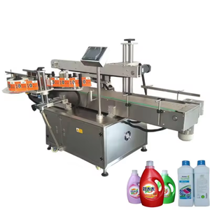 Applicateur automatique d'étiquettes plates double face pour bouteilles carrées, machine d'étiquetage avant et arrière - Product Image 3