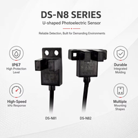 Capteur photoélectrique DASS étanche à canal en U DS-N81/DS-N82, protection IP67, fixation par vis, haute précision, vente en gros