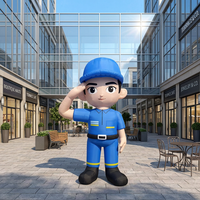 Décoration de fête de défilé de modèle d'événement publicitaire gonflable de personnage de dessin animé avec le costume personnalisable pour la promotion marché