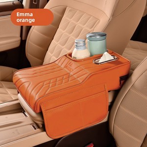 Multifunctional Leather Armrest Box Cup Holder for Car Accessories - Product Image 4