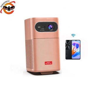 โปรเจคเตอร์พกพา EASUNTECH M1 Pico Full HD แบบชาร์จไฟได้ ฉายภาพ DLP LED สมาร์ทมินิ 4K 3D ทีวี สำหรับใช้งานนอกบ้าน แบตเตอรี่ในตัว ระบบแอนดรอยด์ ความละเอียด 1080p - Product Image 1