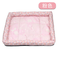 Tapis rafraîchissant pour animaux de compagnie, respirant, en polyester, pour l'été, lit pour chat et chien, utilisation en intérieur