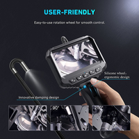 Nouveau 4.3 pouces 1080P HD articulé endoscope endoscope IP67 caméra étanche avec verrouillable pour l'inspection de tuyau de moteur de voiture