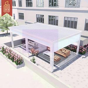 Nuovo Design di Pergola Elettrica per Esterni, Arredamento Europeo per Spiaggia e Ristorante con Tettoia - Product Image 1