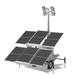 Tour d'éclairage portable solaire pour travaux de nuit - Product Image 3