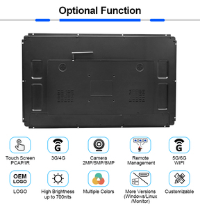 Openframe-monitor digital de Marco abierto para interiores, pantalla de 27 pulgadas, con sinage, usb, tarjeta sd, reproductor multimedia, tft, 12v - Product Image 3
