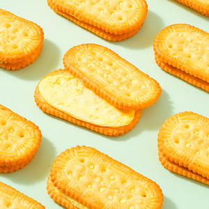 Les biscuits aromatisés à l'<span class=keywords><strong>orange</strong></span> les plus savoureux produits en usine sont riches en arômes pour le thé de l'après-midi La collation de loisirs comprend un sandwich à la pâtisserie - Product Image 6