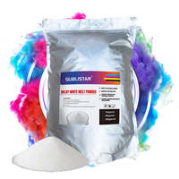 Poudre DTF SUBLISTAR Blanc laiteux 1 kg, adhésif thermofusible compatible avec toutes les imprimantes DTF, fabriqué en Chine