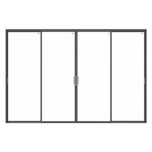 Cửa trượt phòng khách hiện đại, khung nhôm cách nhiệt, kính an toàn tiết kiệm năng lượng, làm theo yêu cầu - Product Image 6