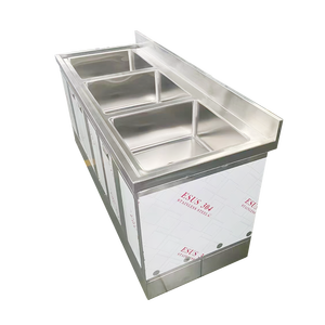 VICTORY KITCHEN Equipo de cocina industrial Mesa de trabajo con base cerrada de acero inoxidable con cajones Equipo de panadería - Product Image 5