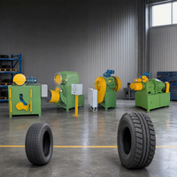 Machines modulaires de recyclage de pneus ZQJ310 QT600 QK350 GF240 pour la production de blocs de caoutchouc, la séparation du fil de talon et l'expansion XKP
