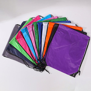 Promotional Drawstring Sportpack 210D Oxford Cloth Portable Custom Printing For Advertising Events - Product Image 1