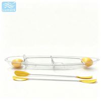 Sac flottant latéral transparent pour siège de kayak double avec pagaie double pour la pêche, personnalisé de Chine, Lumark incassable