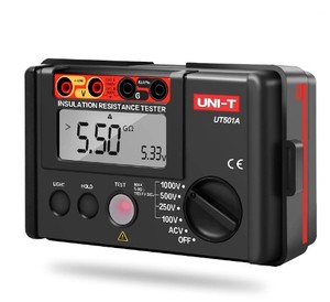 Testeur de résistance d'isolement UNI-T UT501A 1000V Mégohmmètre 5,5G avec rétroéclairage LCD pour équipement électrique - Product Image 1