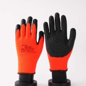 قفازات لاتكس بوزن 120 جرام، مطلية باللاتكس المجعّد للعمل، مع طلاء راحة اليد من اللاتكس - Product Image 2