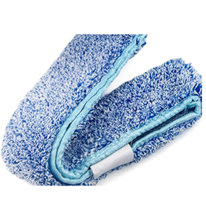 Kit professionnel de nettoyage de vitres en microfibre avec perche télescopique et raclette anti-traces pour usage commercial - Product Image 5