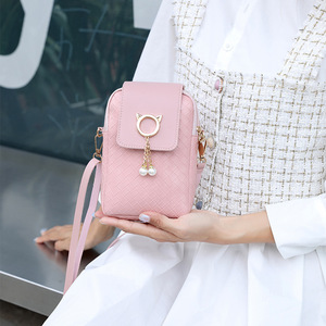 Sac à bandoulière pour femme avec pompons perlés, rigide, toucher délicat, simplicité, grande capacité, sac pour téléphone portable féminin - Product Image 3