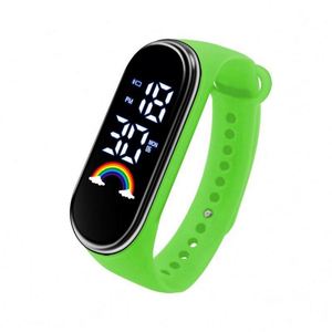 Reloj Deportivo Digital Kawaii para Hombre, con Pantalla LED Ovalada de Plástico ABS, Correa con Cierre, Resistente al Agua 3BAR, Monitoreo de Salud - Product Image 4