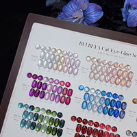 Vernis à ongles gel UV effet miroir lune 72 couleurs - Formule durable style œil de chat sans TPO ni HEMA pour usage professionnel en salon