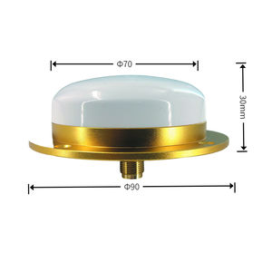 Antena Externa de Aviación Kontec HT-7091Y BD GPS Glonass Galileo de Alta Precisión, Banda Completa, Conector TNC de 50 ohmios, Circular Derecha - Product Image 3