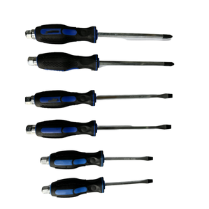 Tournevis à fente multifonctionnel à poignée de <span class=keywords><strong>massage</strong></span> Tournevis cruciforme Phillips Tournevis magnétique orange noir pour voiture - Product Image 1