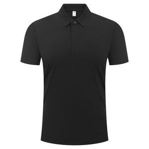 เสื้อโปโลแขนสั้นสีพื้นโพลีเอสเตอร์ชุดทำงานสวมใส่ได้ทุกวัน - Product Image 3