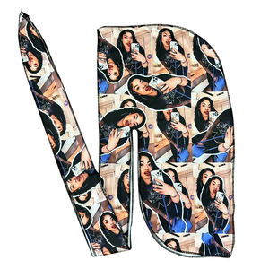 <span class=keywords><strong>Livraison</strong></span> <span class=keywords><strong>rapide</strong></span>, Durags pour hommes, Durags en satin de designer, Durags en satin soyeux, Durags 360 Waves, couleur camouflage, prix de gros - Product Image 2