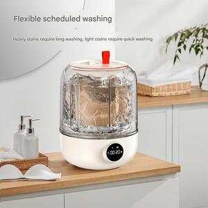 Lave-<span class=keywords><strong>linge</strong></span> automatique portable tout-en-un, voyage, ménage, vêtements pour bébé, rechargeable USB-C, sous-vêtements, chaussettes, mini-lave-<span class=keywords><strong>linge</strong></span> - Product Image 3